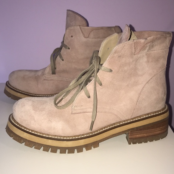 Combat Suede Boots - Picture 5 of 12